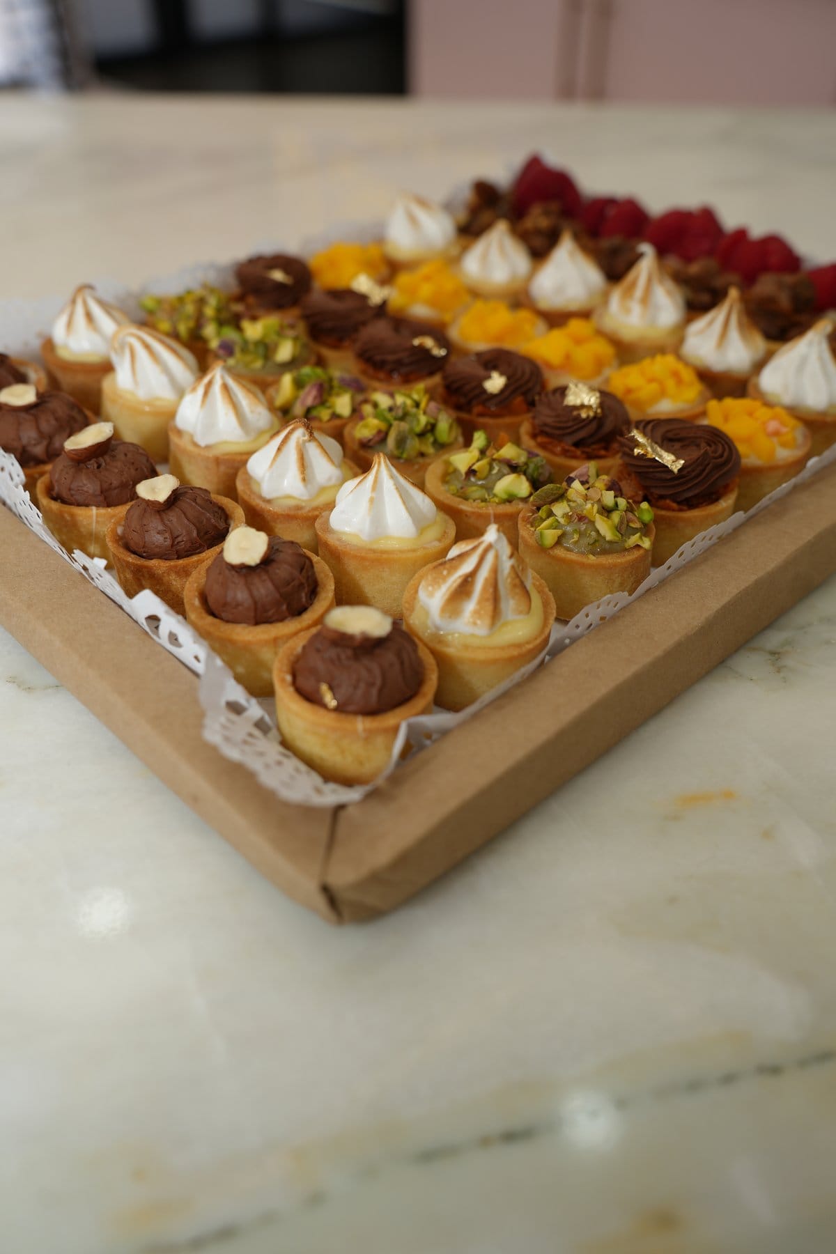 Box de mini-tartelettes O'Sweet